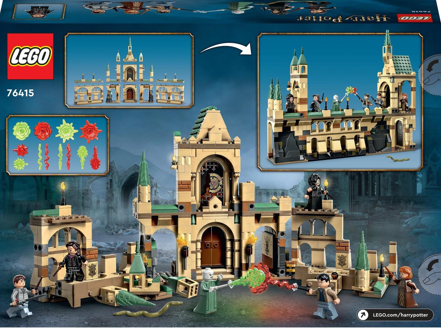LEGO Harry Potter 76415 Roxforti csata Mesehős/Mesecím Harry Potter