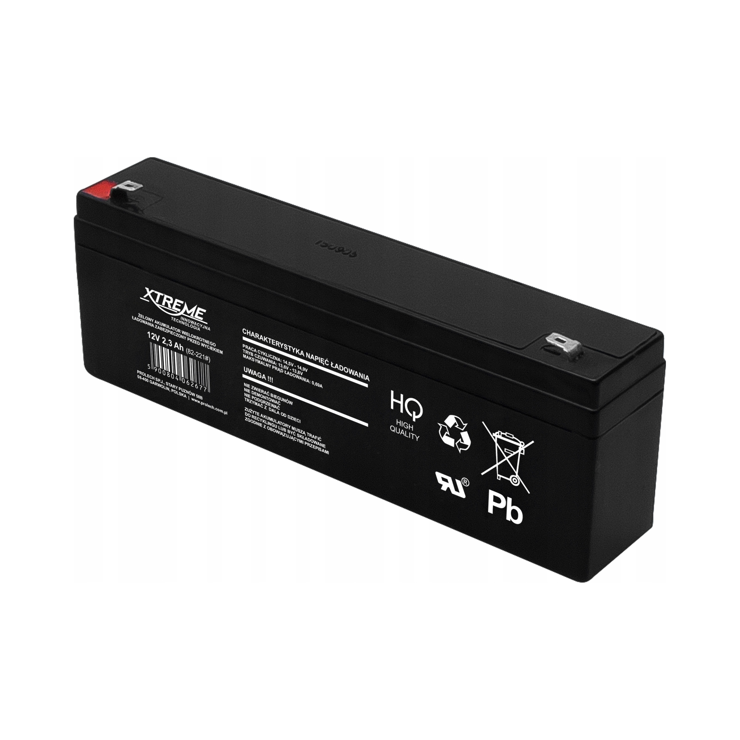 Akumulator żelowy Agm 12V 2.3Ah Xtreme