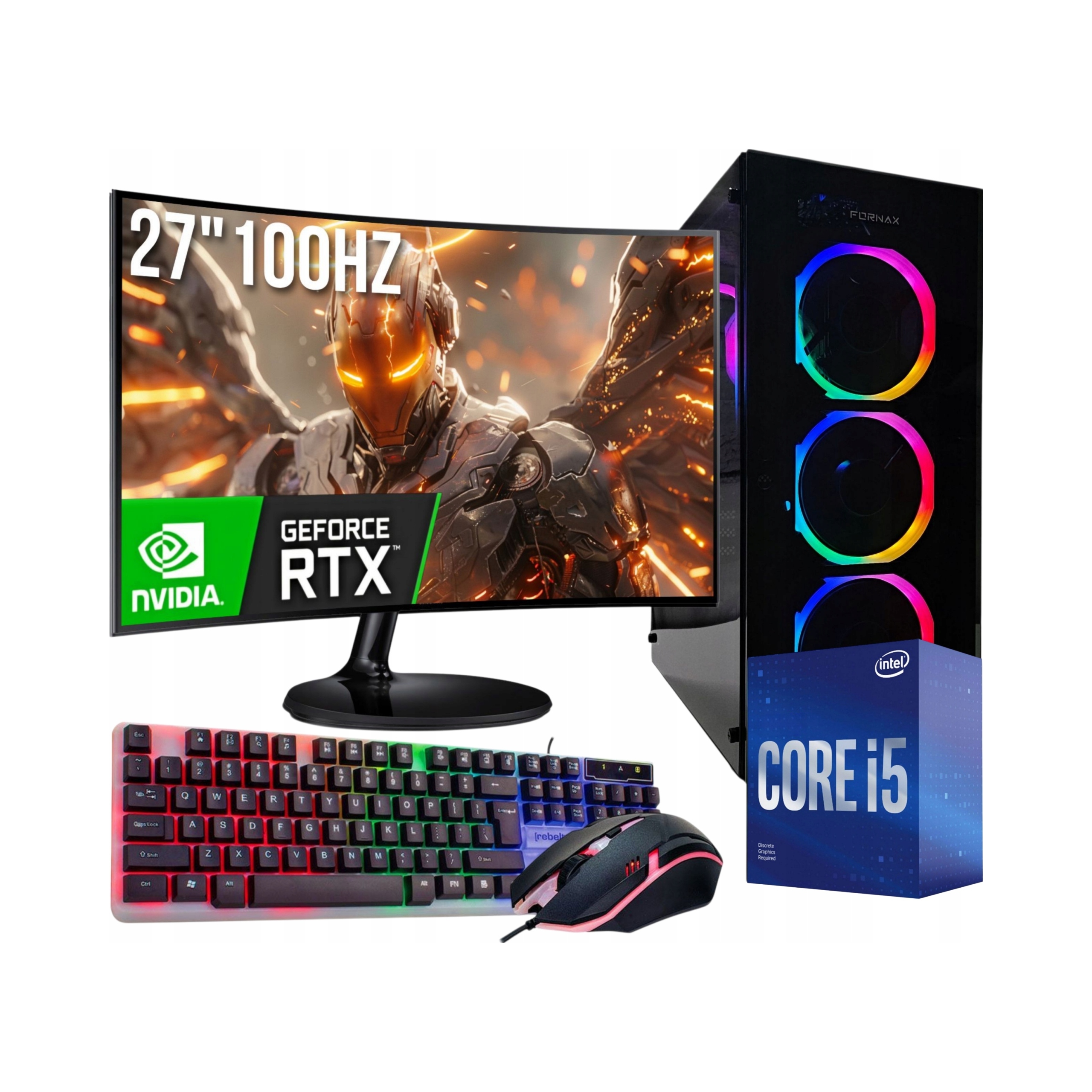Herní Set Shadowblade i5 12400F|32GB|1TB|RTX 5060 8GB Monitor 27"