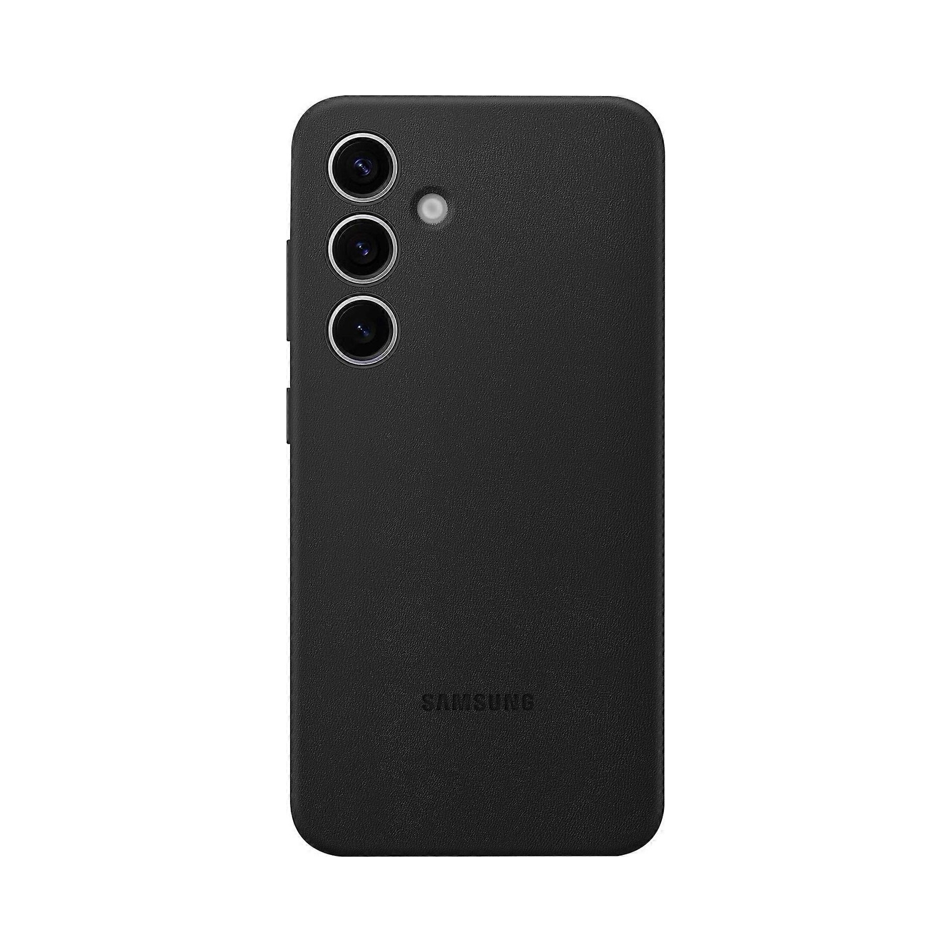 Samsung Ochranný kryt z vegánskej kože pre Galaxy S25 Black EF-VS931PBEGWW