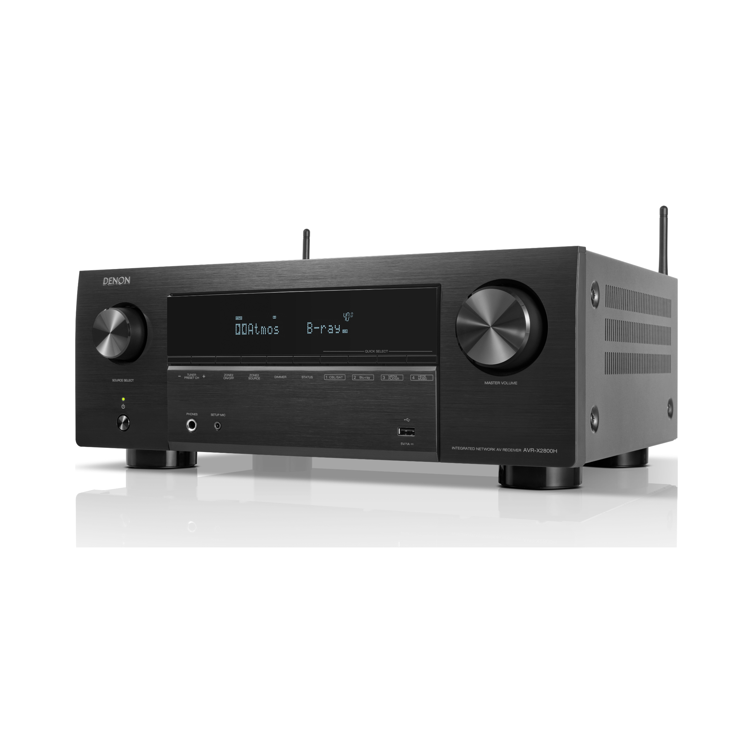 Denon AVR-X2800H Amplituner 7.2 8K Dolby Atmos 150W bez radia cyfrowego