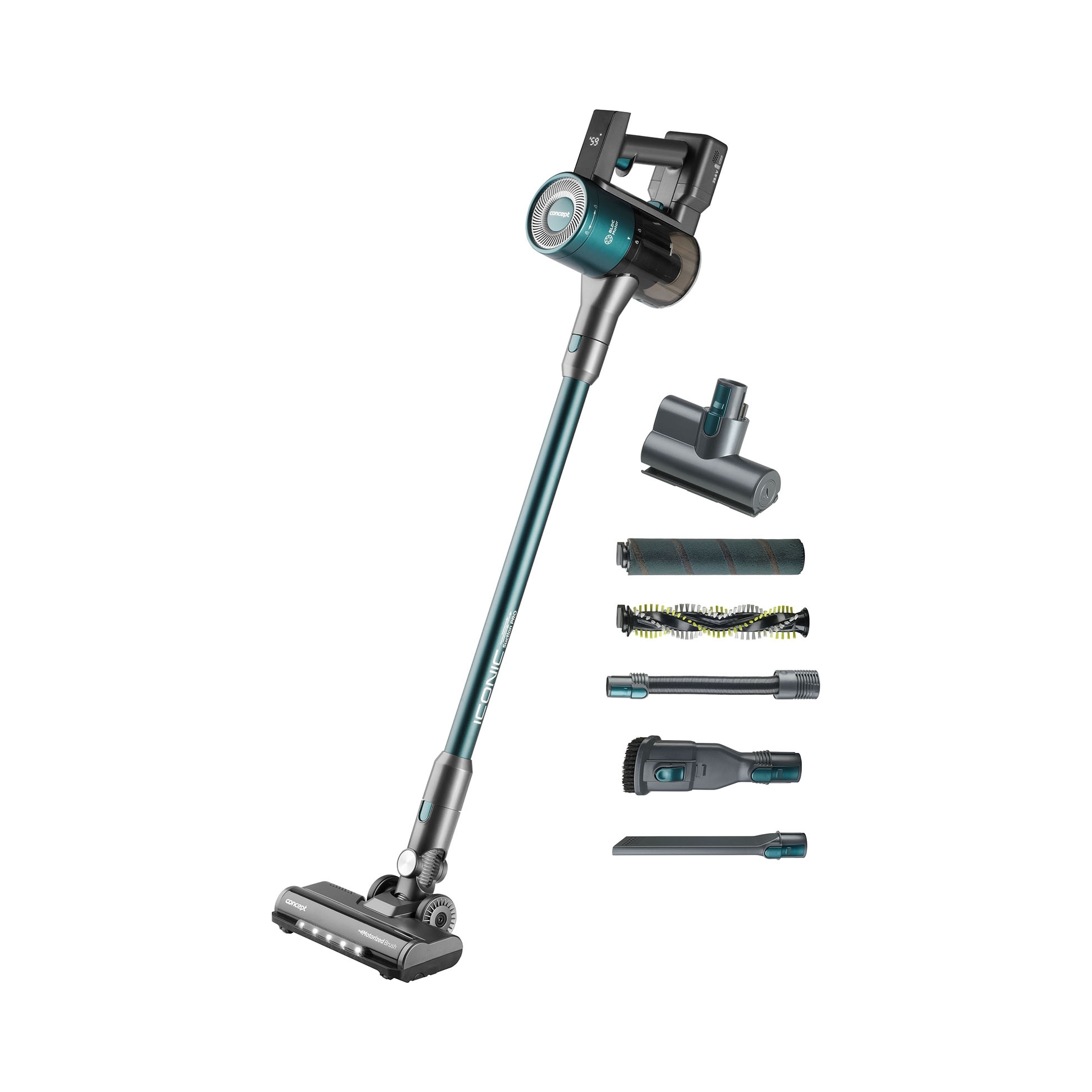 Tyčový vysávač Concept Iconic Suction Pro 29,6 V VP6045 čierny