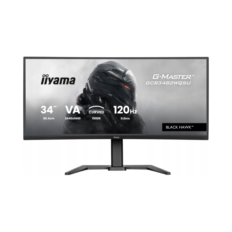 Monitor zakrzywiony 34" iiyama G-Master GCB3482WQSU-B1 Uwqhd Va Led