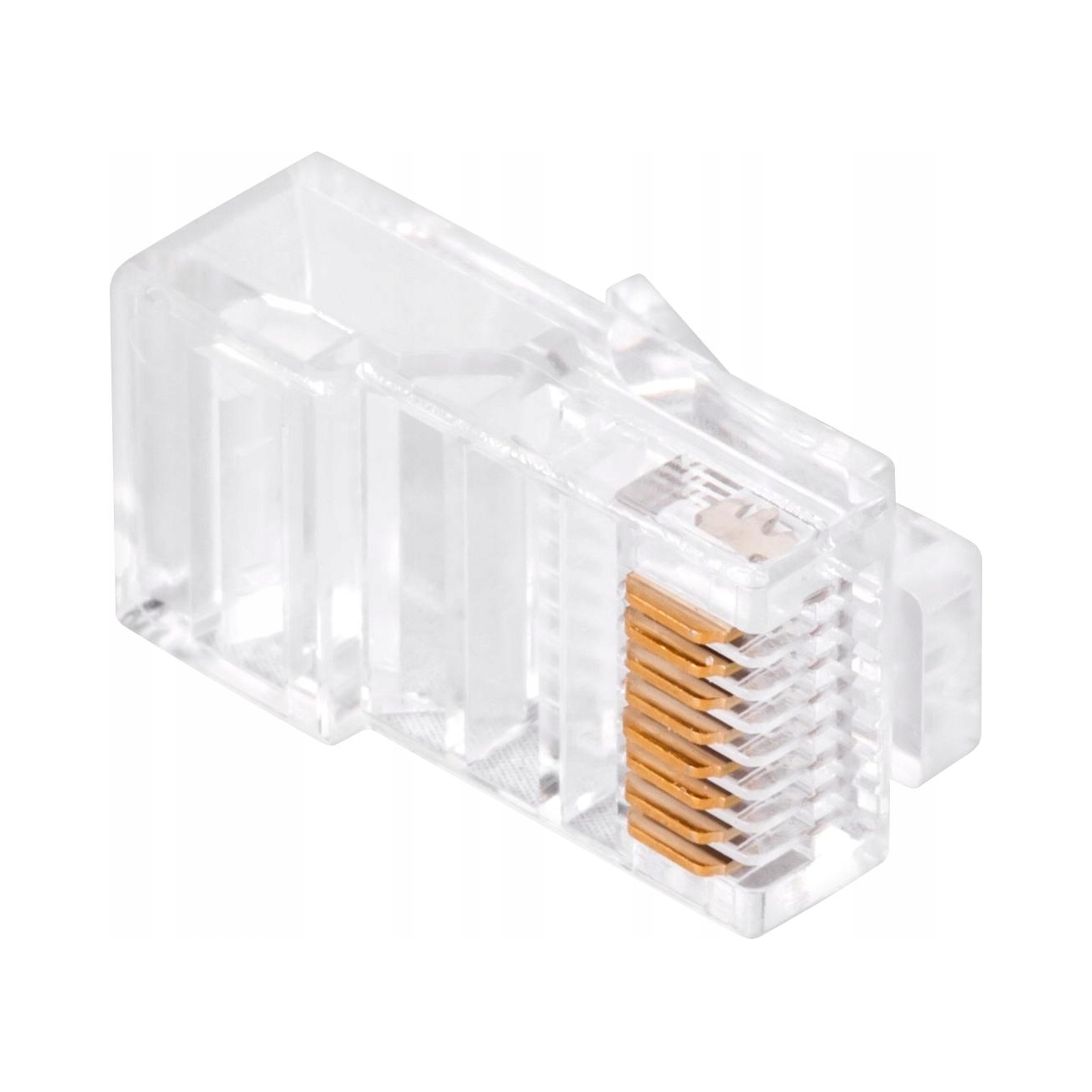 Разъем RJ45 сетевой сквозной модульный UTP kat5e 100 шт.