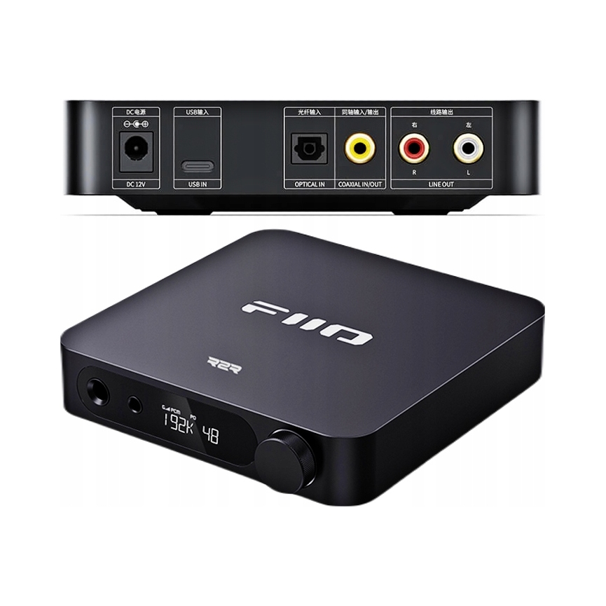 2× FiiO K11 R2R black wzmacniacz słuchawkowy z DAC z wyjścami bal 4.4mm i SE