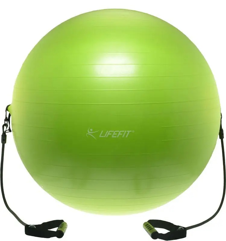 Piłka gimnastyczna Lifefit z ekspanderem Gymball Expand 65 cm