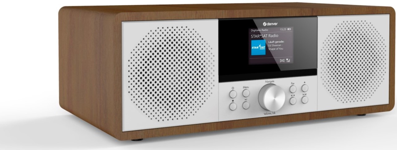 Denver MIR-270DW Digitální věž s Fm/dab+ rádiem, CD přehrávačem a Aux vstupem