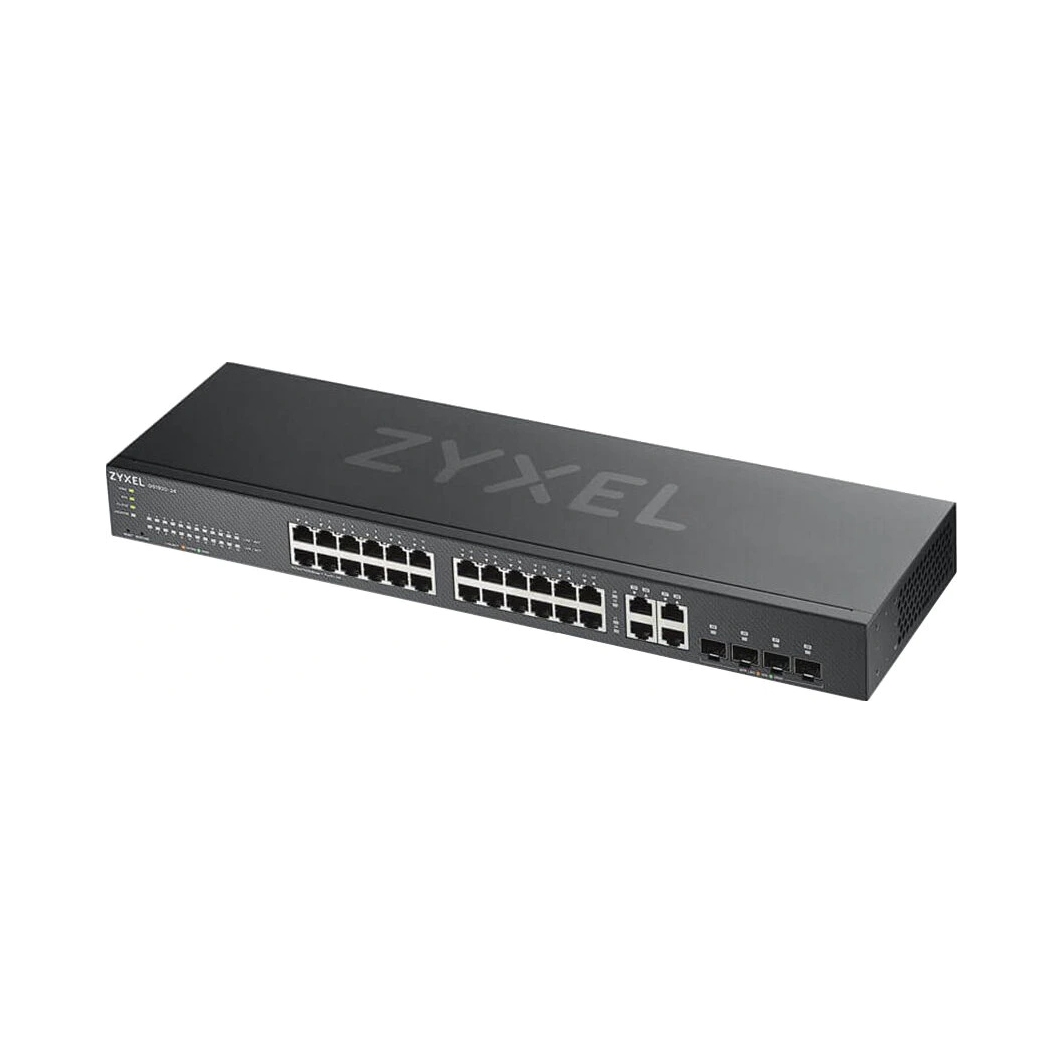 Prepínač GS1920-24v2, 28-portový Smart Managed Switch, 24xGb, 4xGb,
