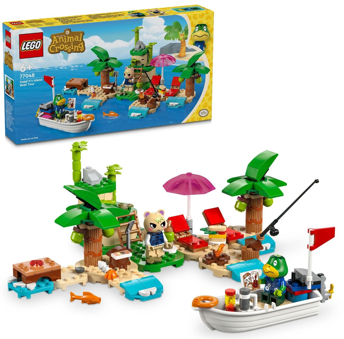 2X LEGO Animal Crossing 77048 Rejs dookoła wyspy Kapp’n