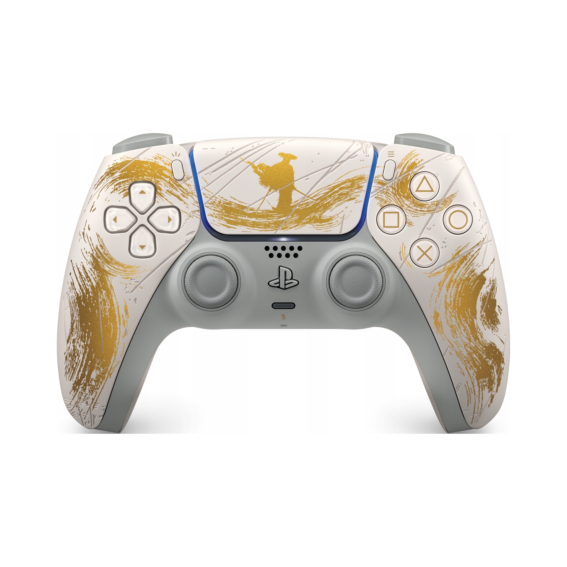Kontroler Sony DualSense bezprzewodowy biało-złoty Ghost of Yōtei Gold