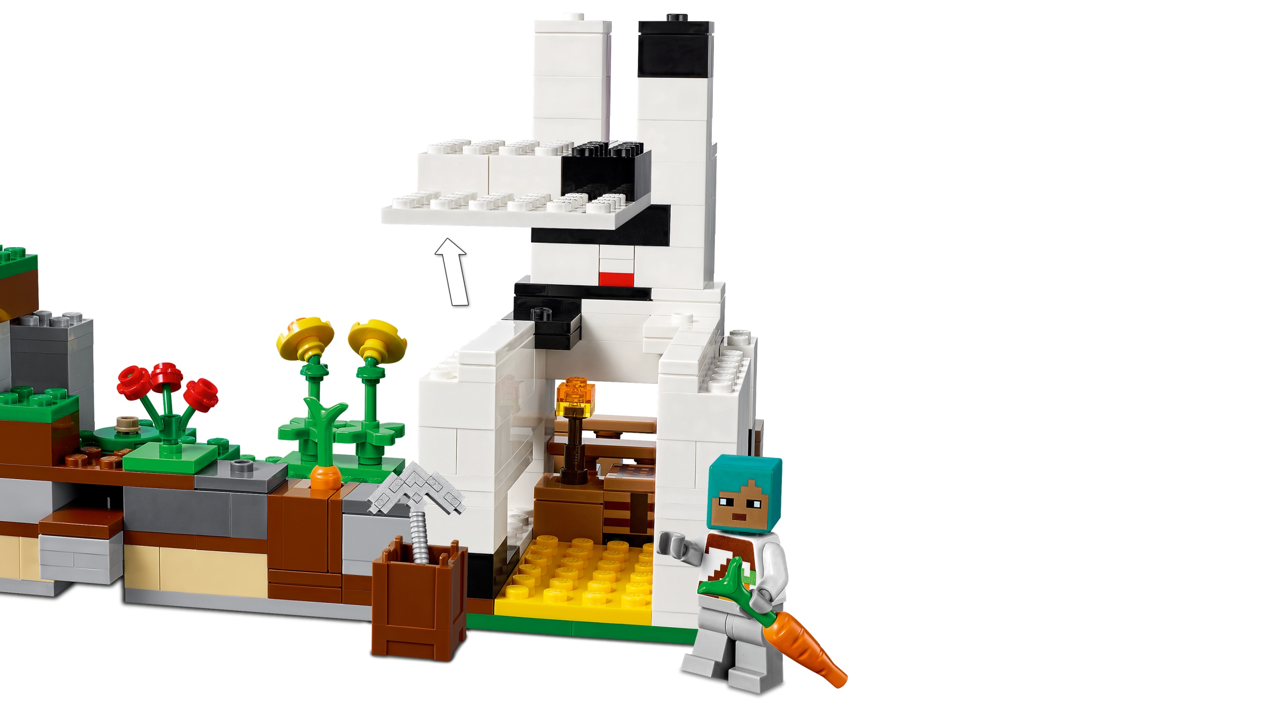 Lego 21181 Minecraft Králičí farma