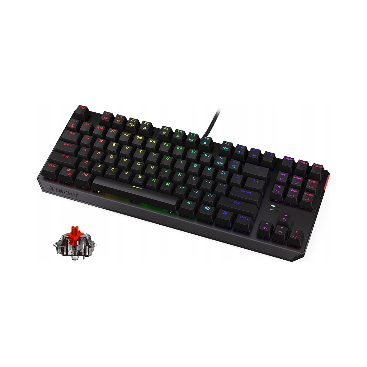Klawiatura ENDORFY Thock TKL Kailh Red RGB