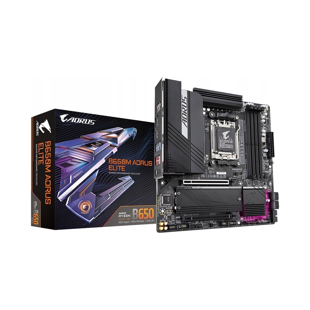 Základná doska Gigabyte B650 Aorus Elite micro Atx Amd Ryzen AM5 4x DDR5