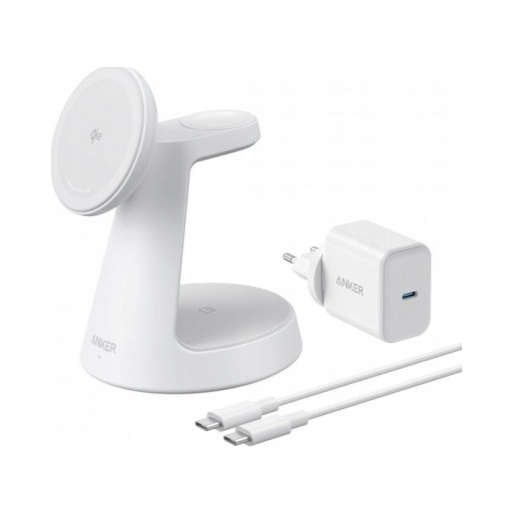 ANKER MagGo 3w1 Ładowarka MagSafe iPhone Apple Watch AirPods Qi2 — miniatura 8