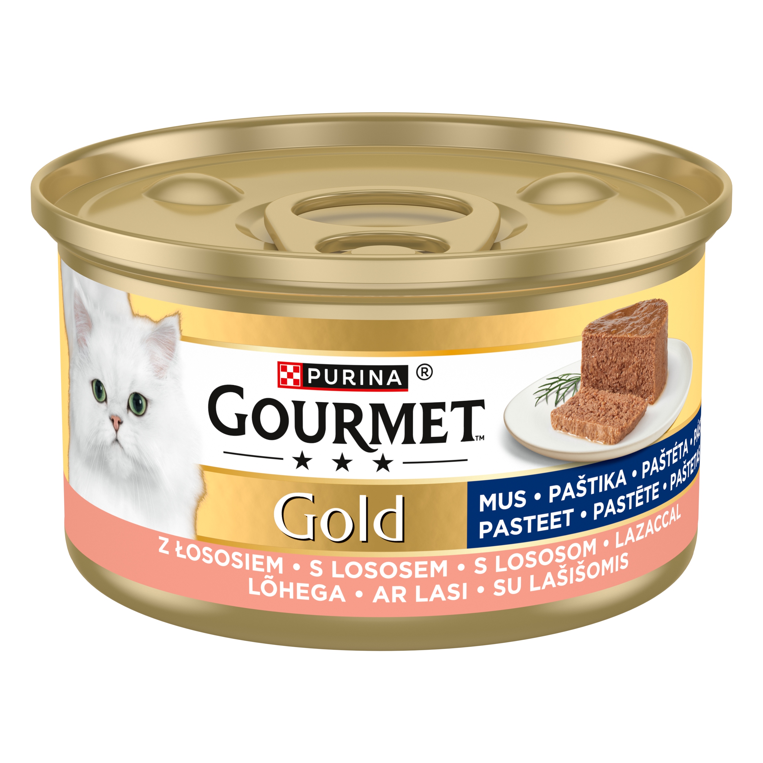 Levně 17X Purina Gourmet Gold pěna s lososem 85 g