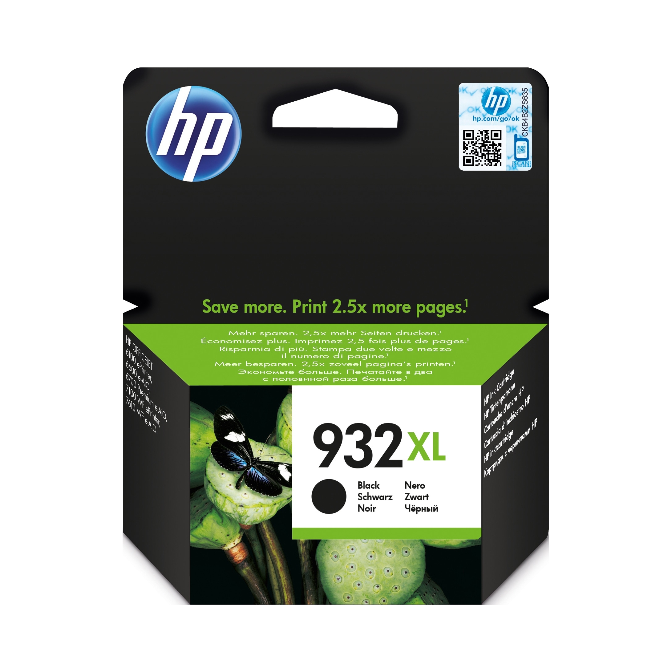 Inkoust Hp 932XL CN053AE černý (black)