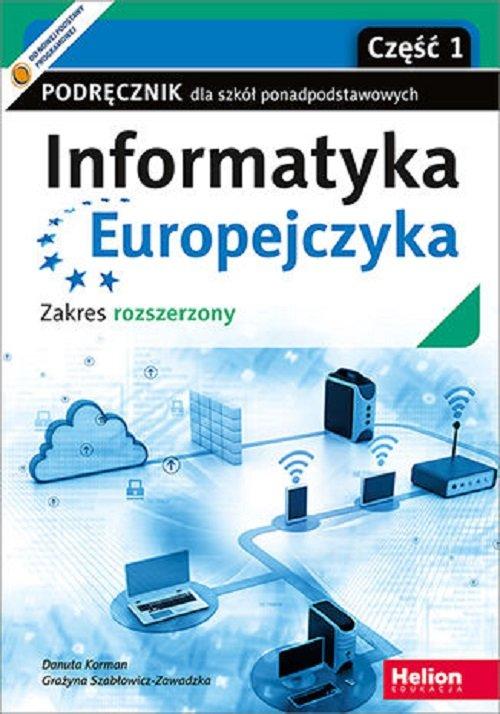 Informatyka Europejczyka 1 Podręcznik z. rozszerz.-Zdjęcie-0