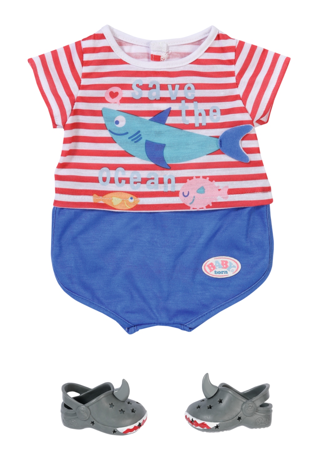 

Piżama i buciki dla lalki 43cm 834268 Baby born