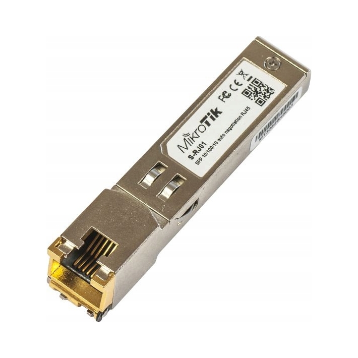 2× Moduł konwersji Gigabit Ethernet RJ45 SFP MikroTik S-RJ01