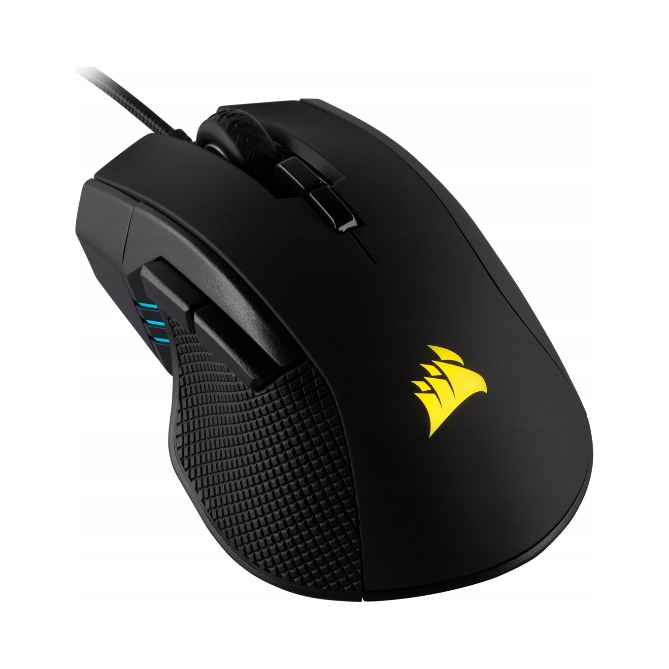 CORSAIR IRONCLAW RGB, FPS/MOBA, Black, Backlit RGB LED, 18000 DPI, Optical — 5