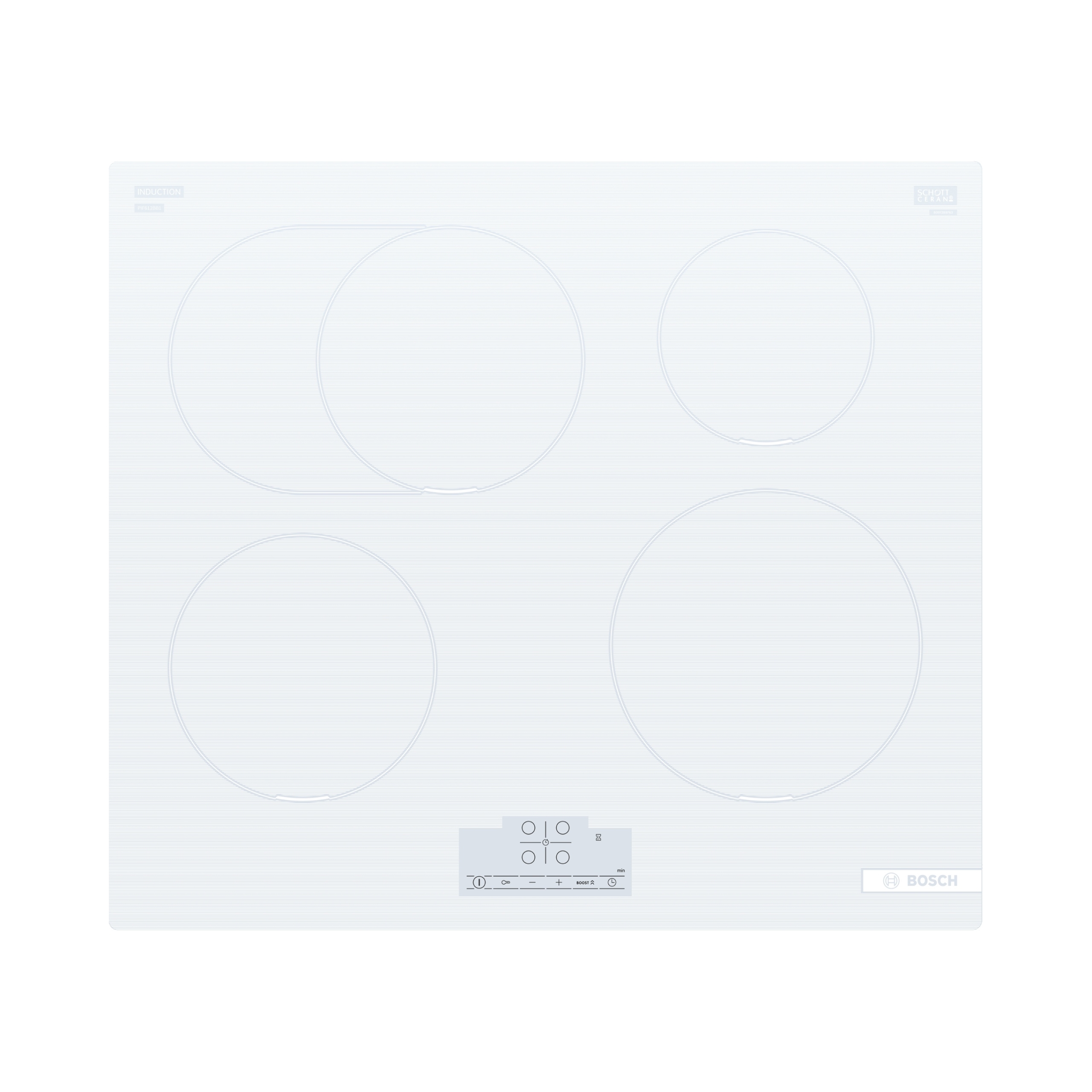 Płyta indukcyjna Bosch PIF612BB1E seria 6 60cm Biała Ceramika
