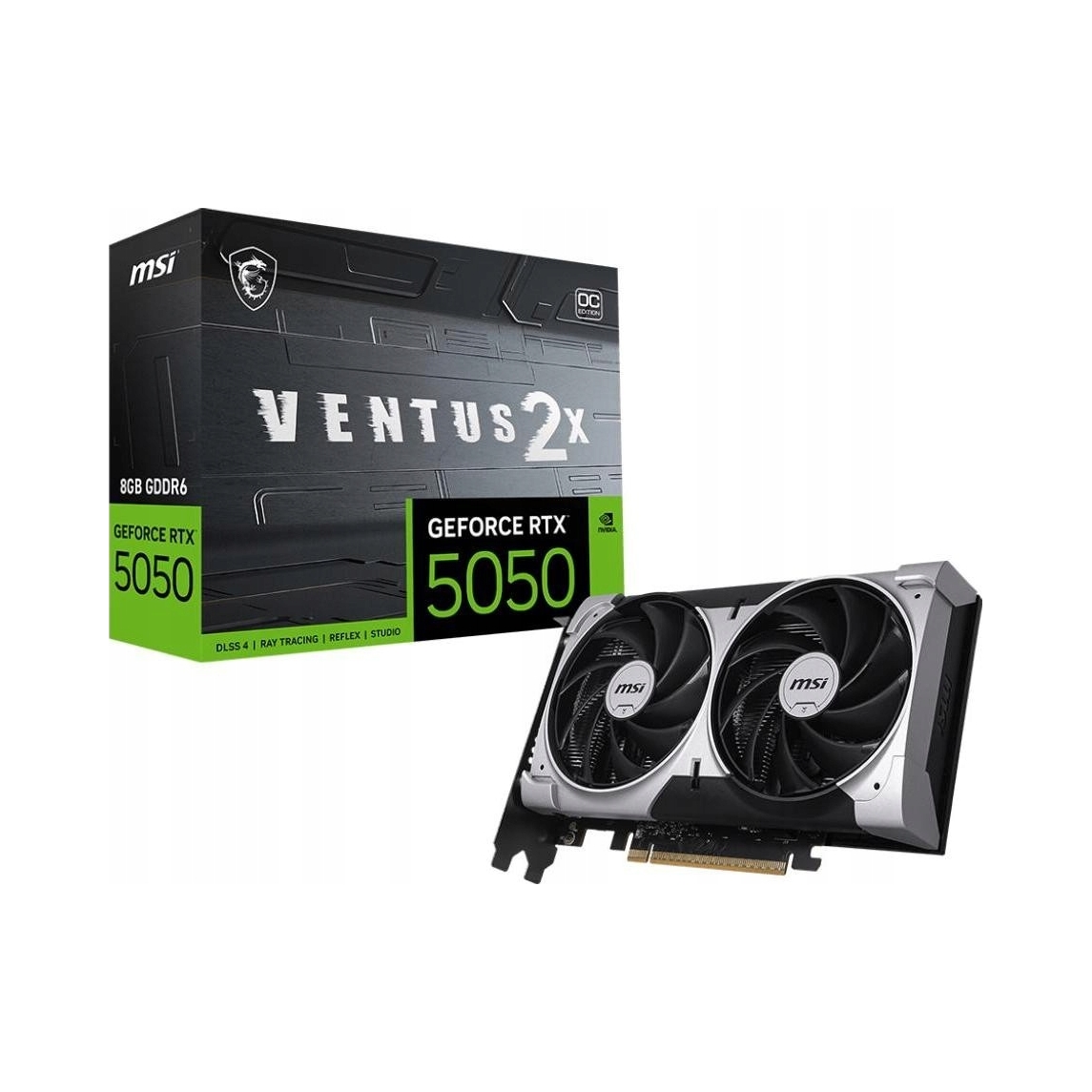 Grafická karta Msi Rtx 5050 Ventus 2X Oc 8GB GDDR6 128bit Dp/hdmi