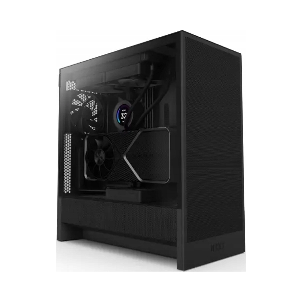 Počítačová Skriňa pre počítač Nzxt H5 Flow Midi Tower Atx Okno Čierna