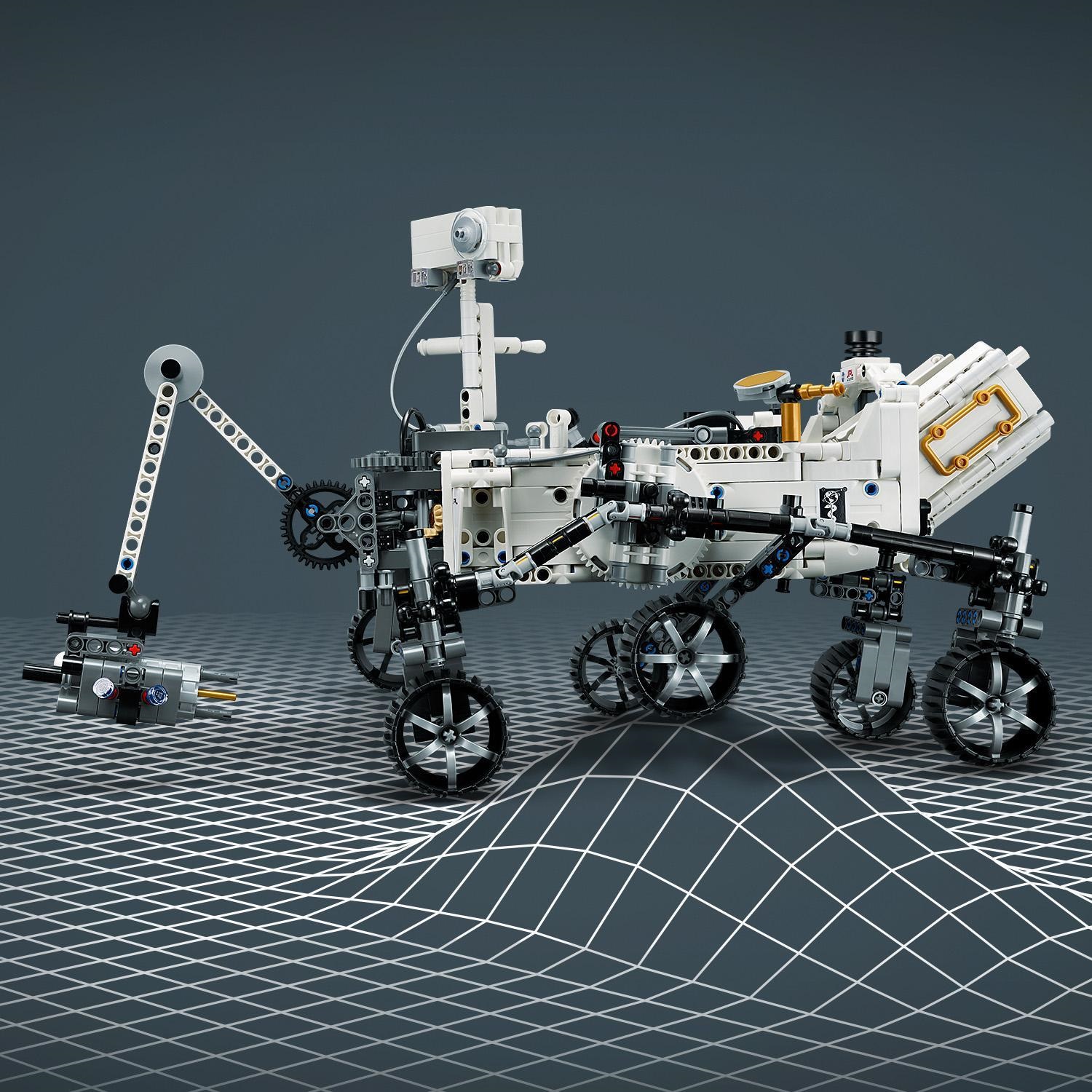 Lego TECHNIC 42158 NASA łazik MARS Rover Perseverance PREZENT Materiał plastik