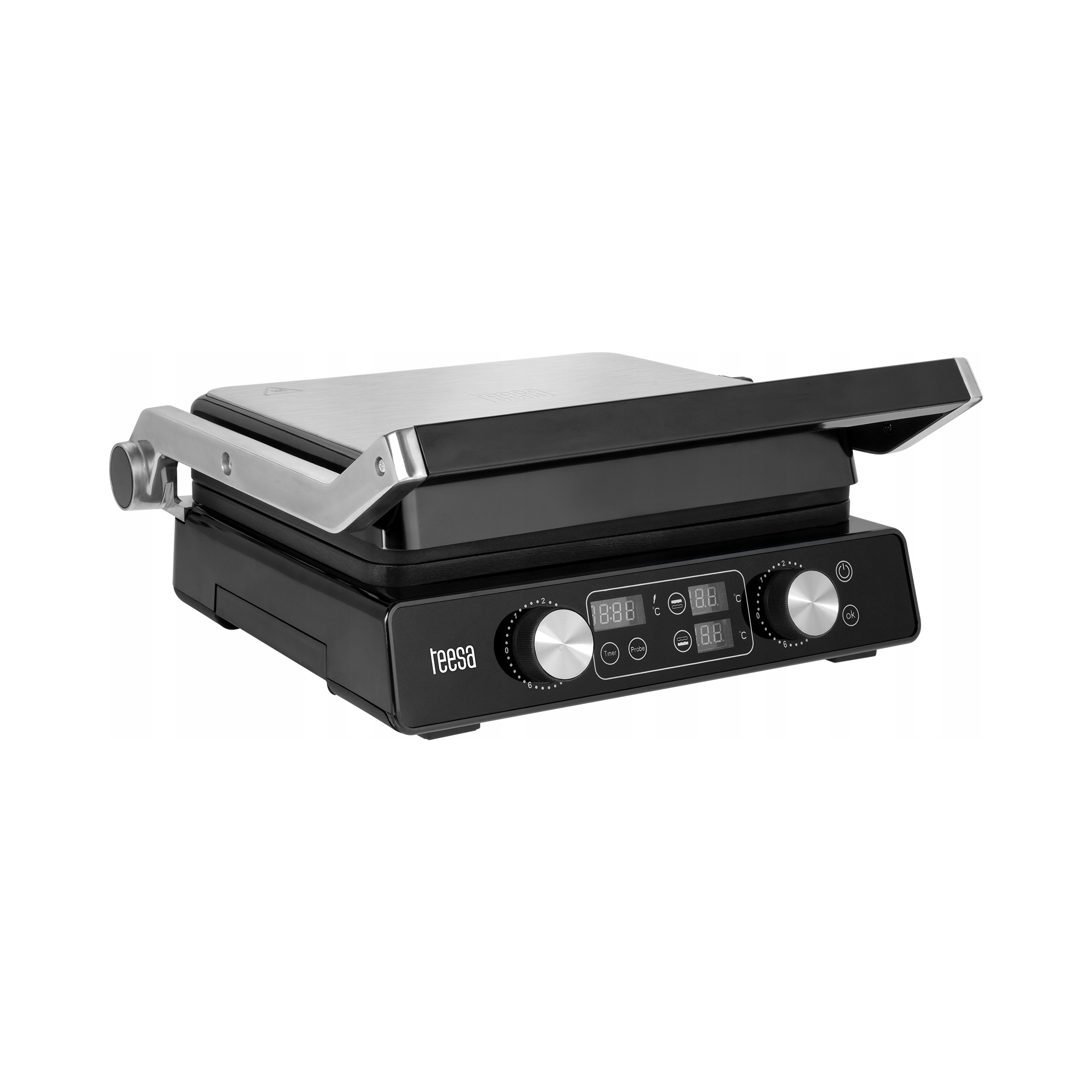 Opiekacz do kanapek panini grill toster sandwich 2000W 3 pozycje Teesa