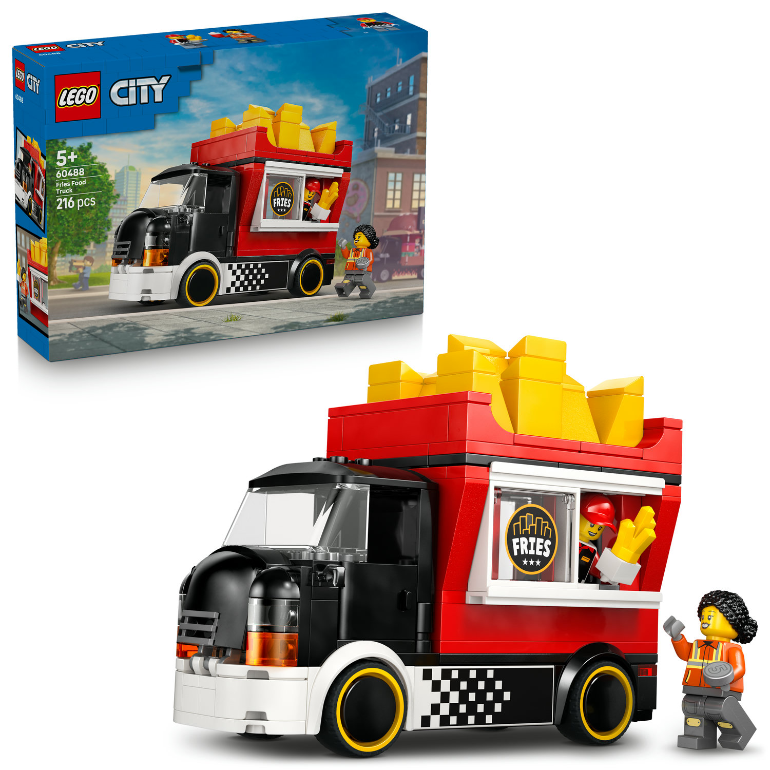 LEGO CITY 60488 FOOD TRUCK Z FRYTKAMI