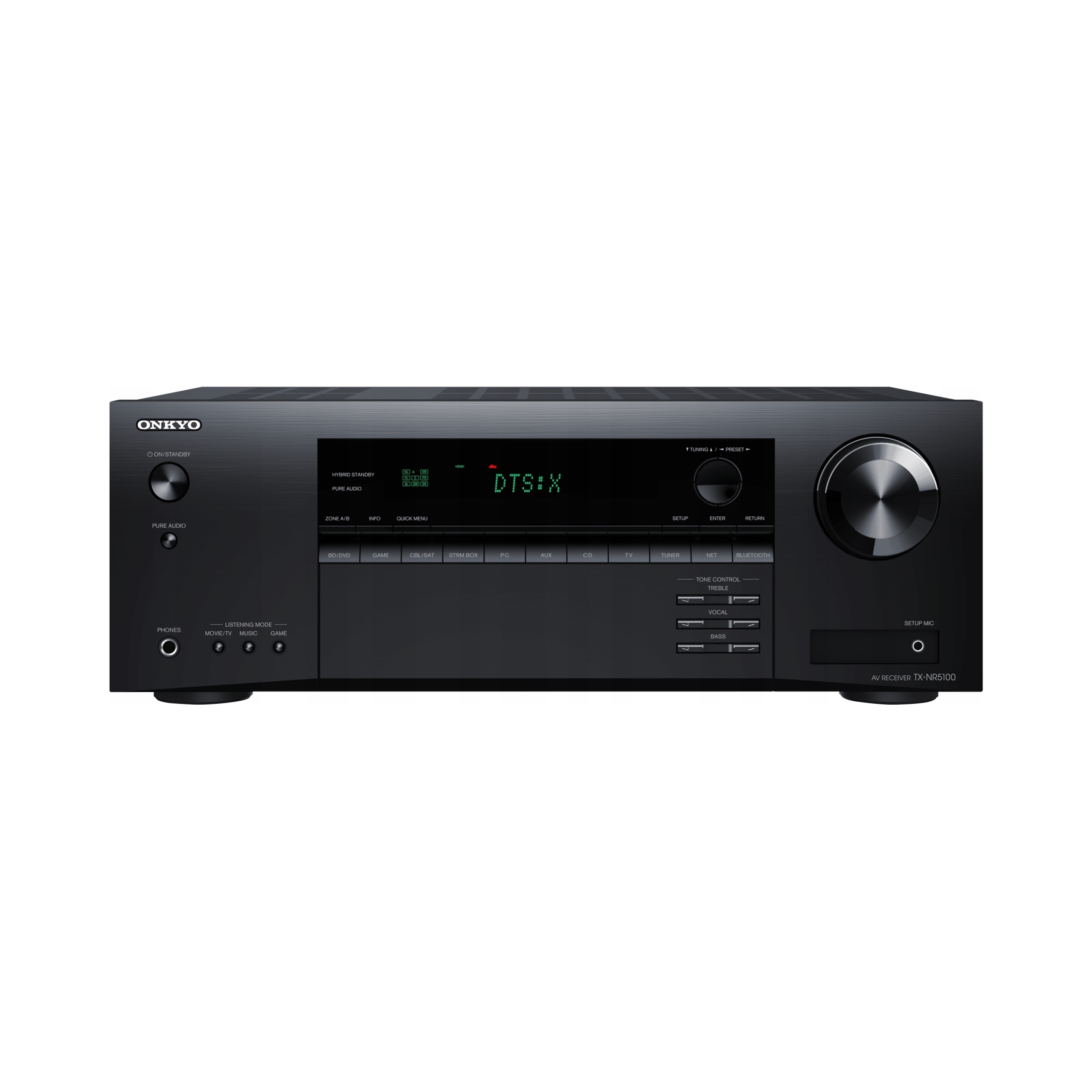 Onkyo TX-RN5100 7.2-kanałowy Dolby Atmos DTS X Wi-Fi Bluetooth AirPlay Czarny