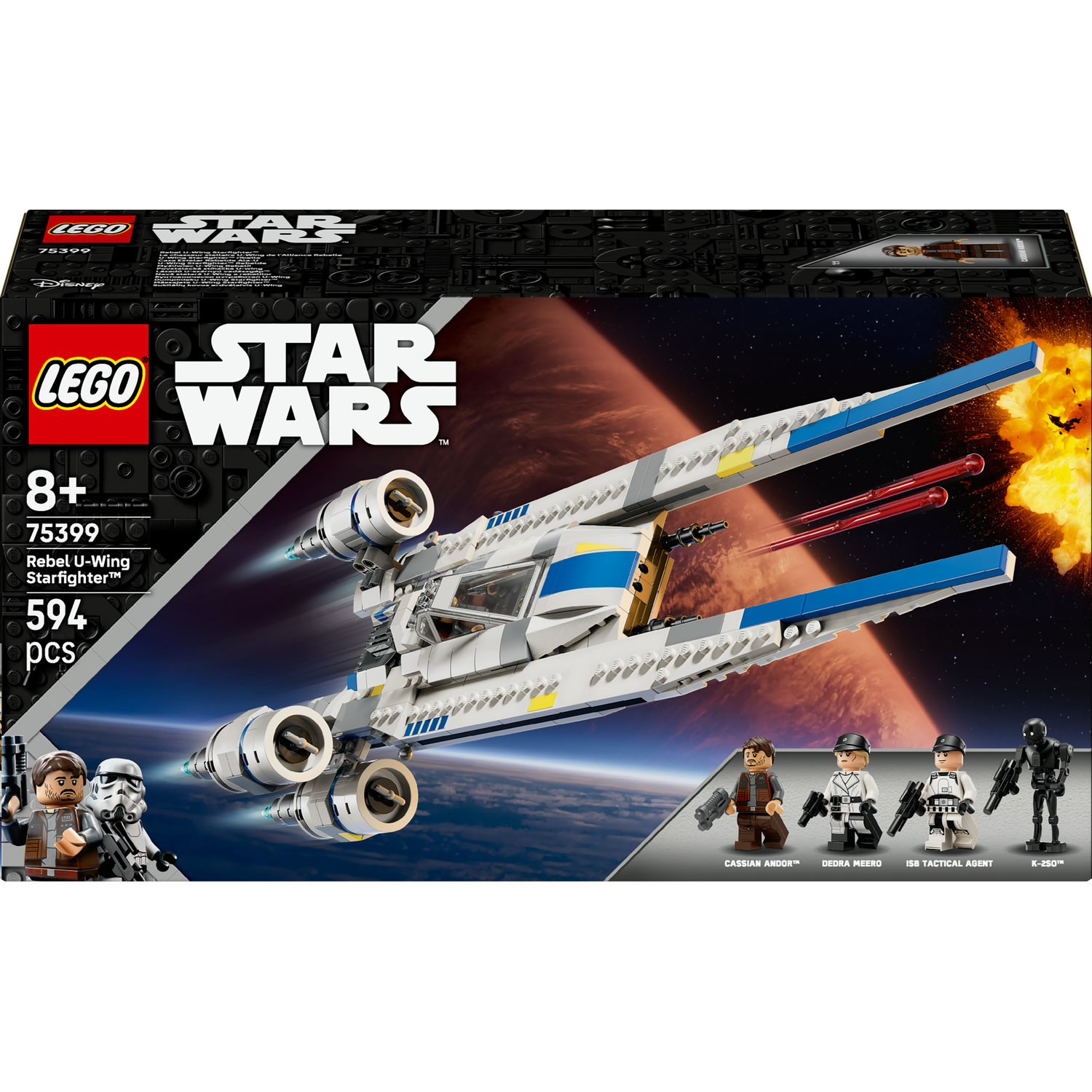 Lego Star Wars 75399 Rebelská loď U-wing