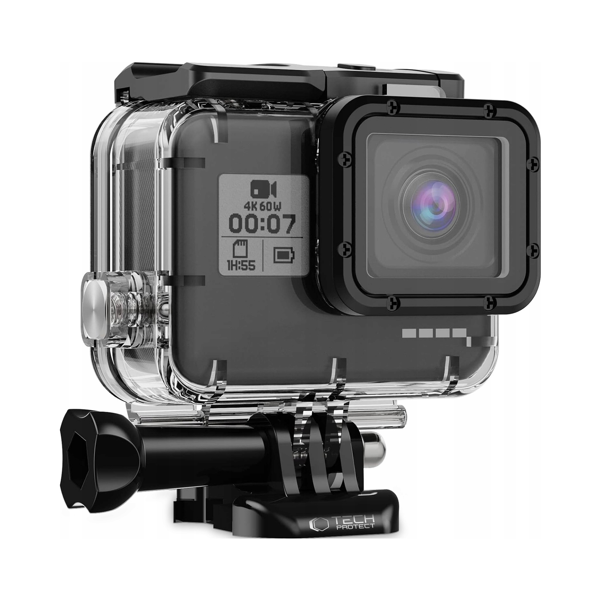 Tech- Protect GA200 Waterproof Case Gopro Hero 5 6 7 Clear Tech- Protect