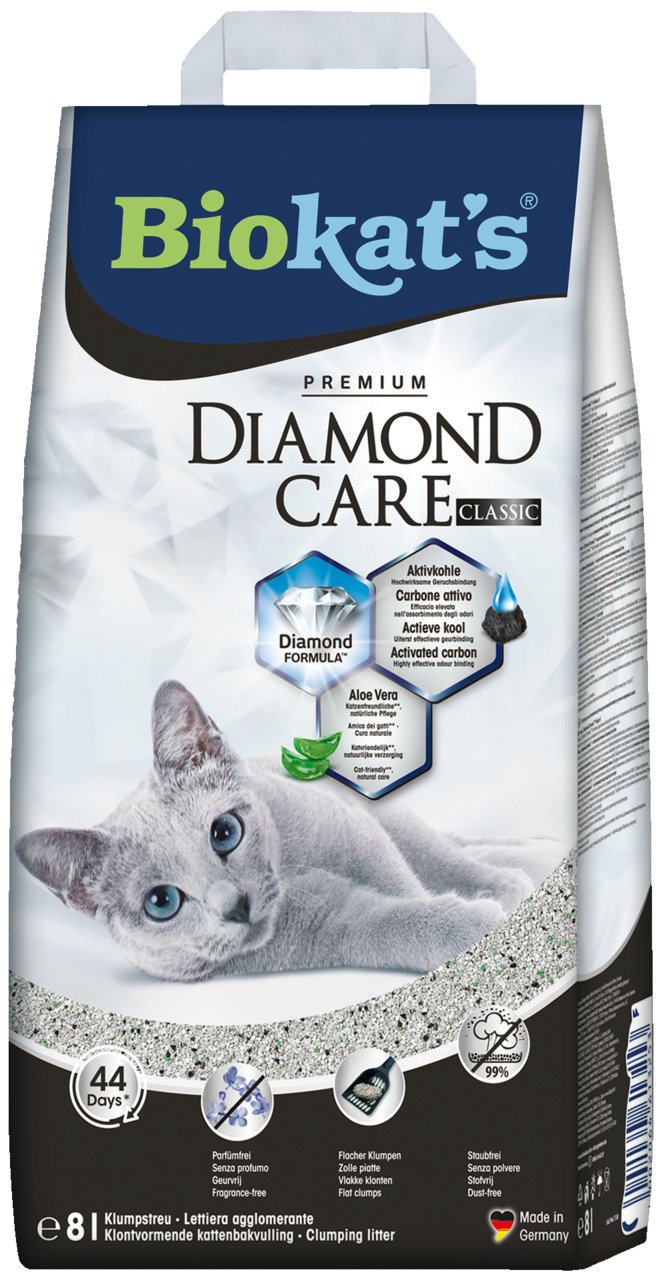 Levně Bentonitové stelivo Biokat's Diamond Care 8 l
