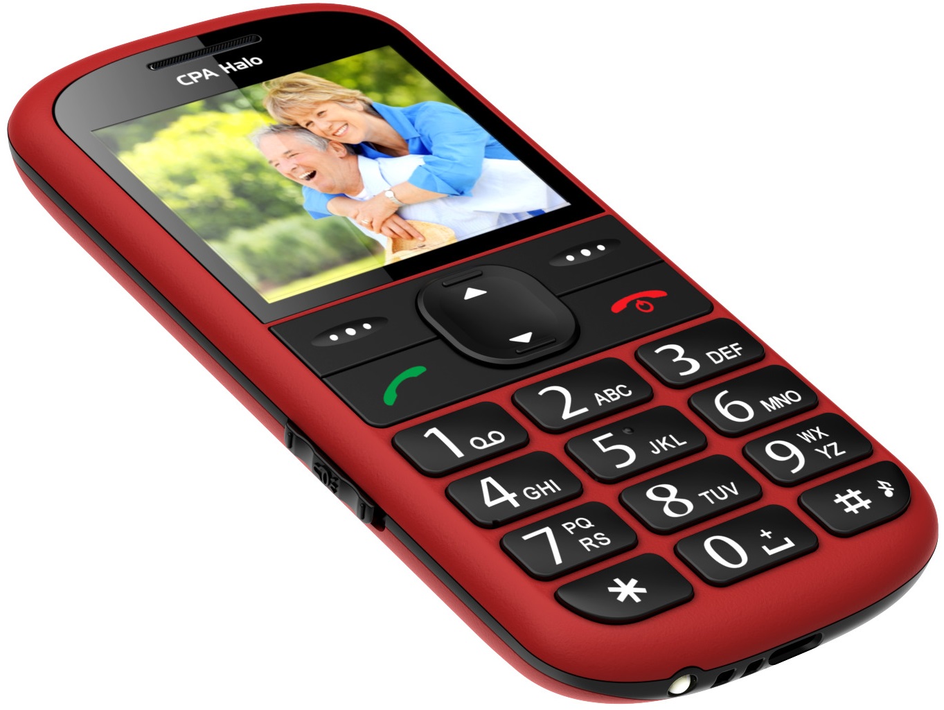 Cpa Halo 21 Senior červený s nabíjecím stojánkem