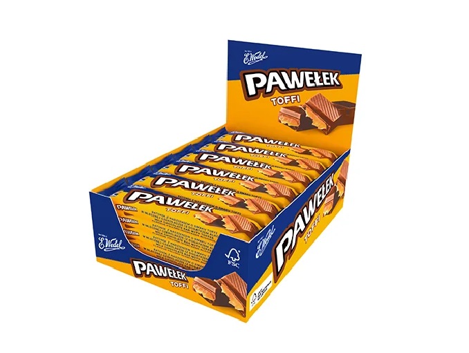 Levně Wedel Pawełek toffi 45g x24