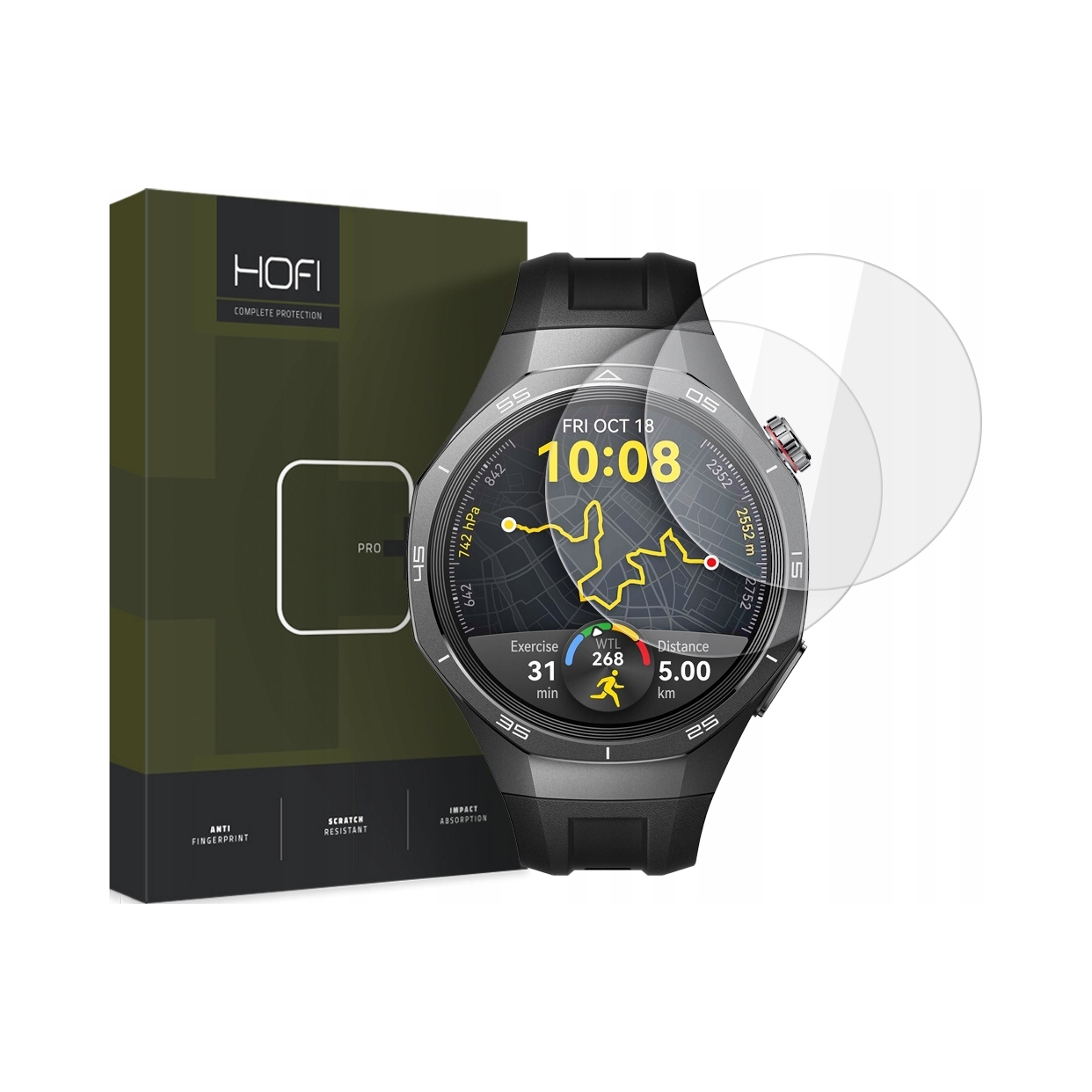 Szkło Hartowane Hofi Glass Pro+ 2- Pack Huawei Watch Gt 5 Pro (46 mm)