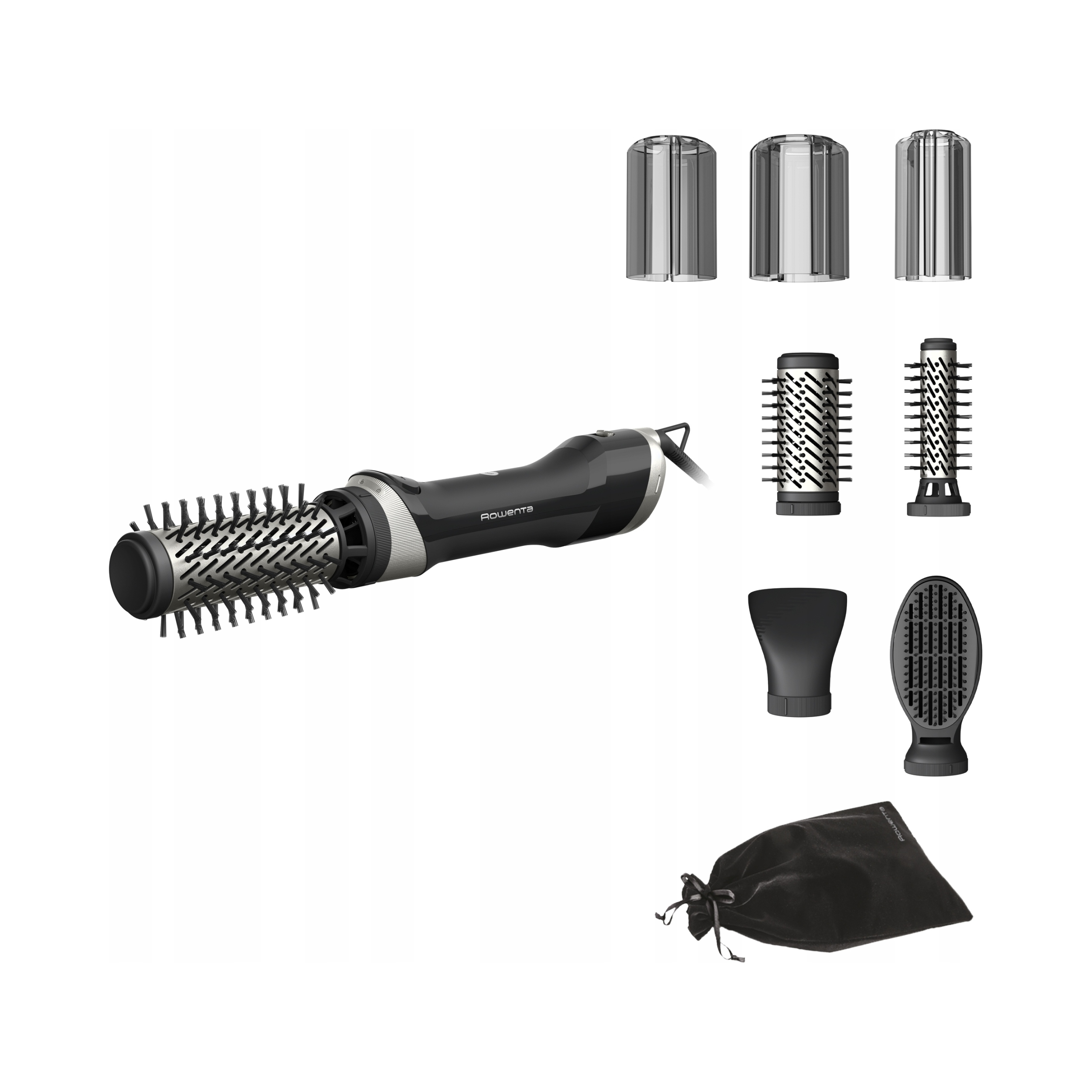 Lokówko-suszarka z jonizacją Rowenta Brush Activ 1000W UB9540 nasadki