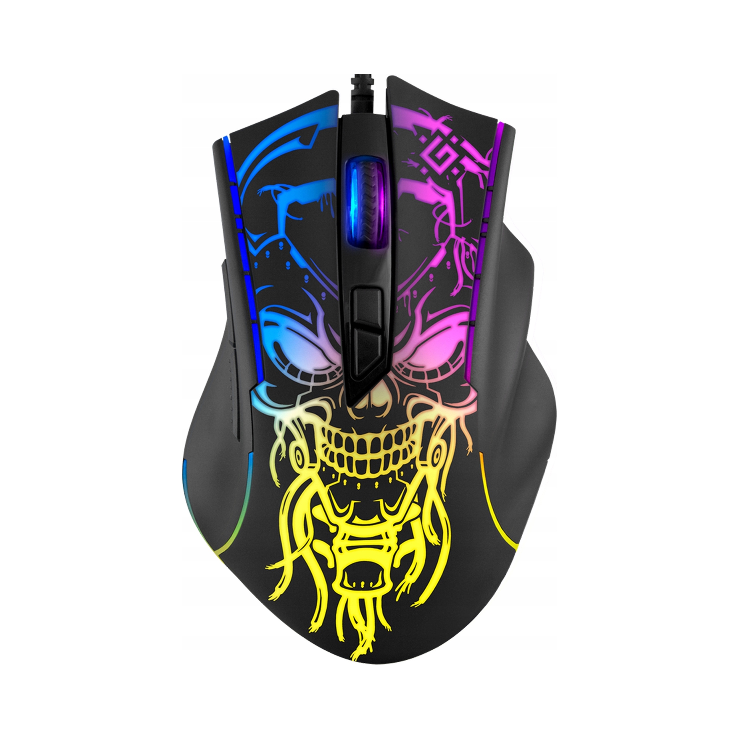 Mysz przewodowa Defender Bulletstorm GM-928 7200dpi Gaming 7P Rainbow