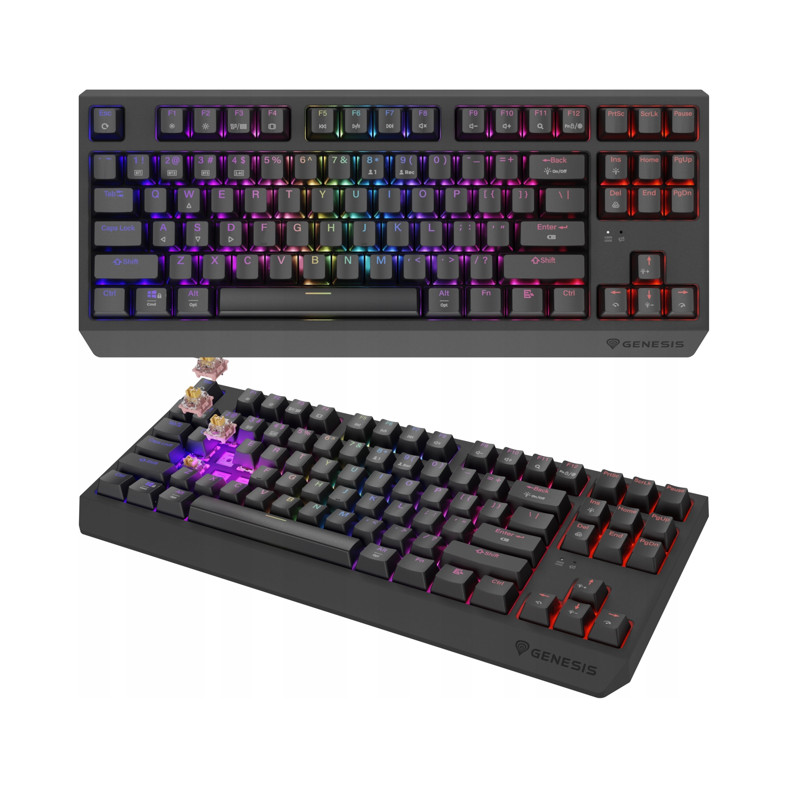 Klávesnica Genesis Thor 230 Tkl Wireless Outemu Red (NKG-2106)