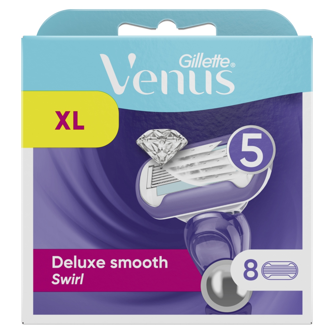 

Gillette Venus Swirl Wymienne Ostrza wkłady 8 szt.