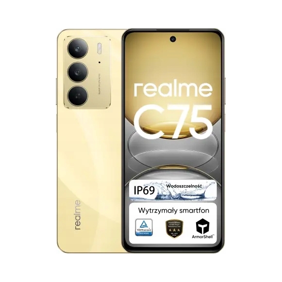 Realme C75 8+256GB Lightning Gold 6941764450035