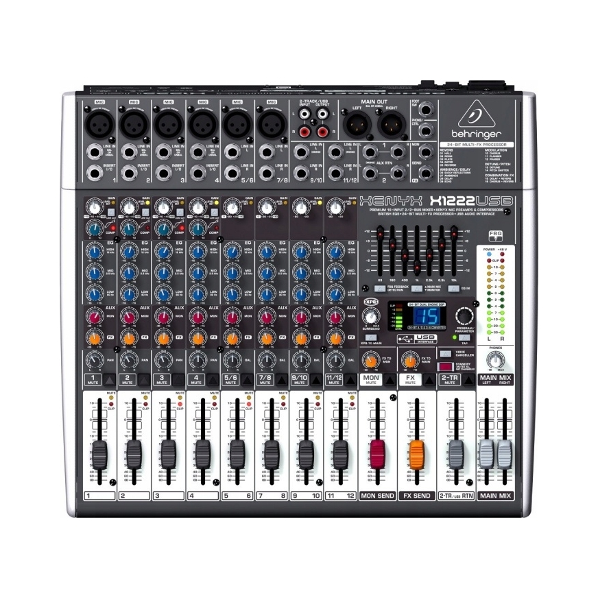 Mixér Behringer X1222USB 16kanálový