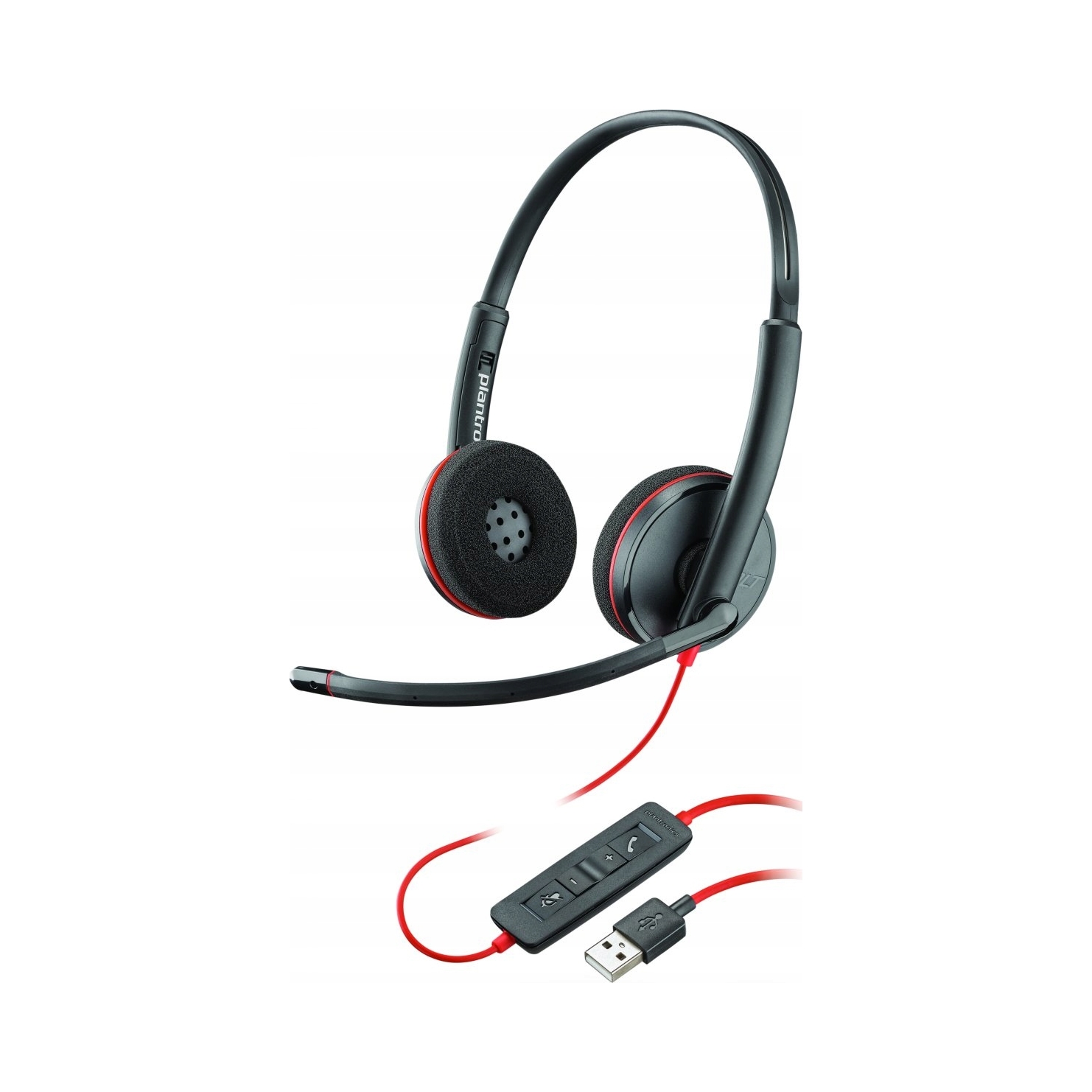 Słuchawki nauszne Plantronics Black Wire C3220