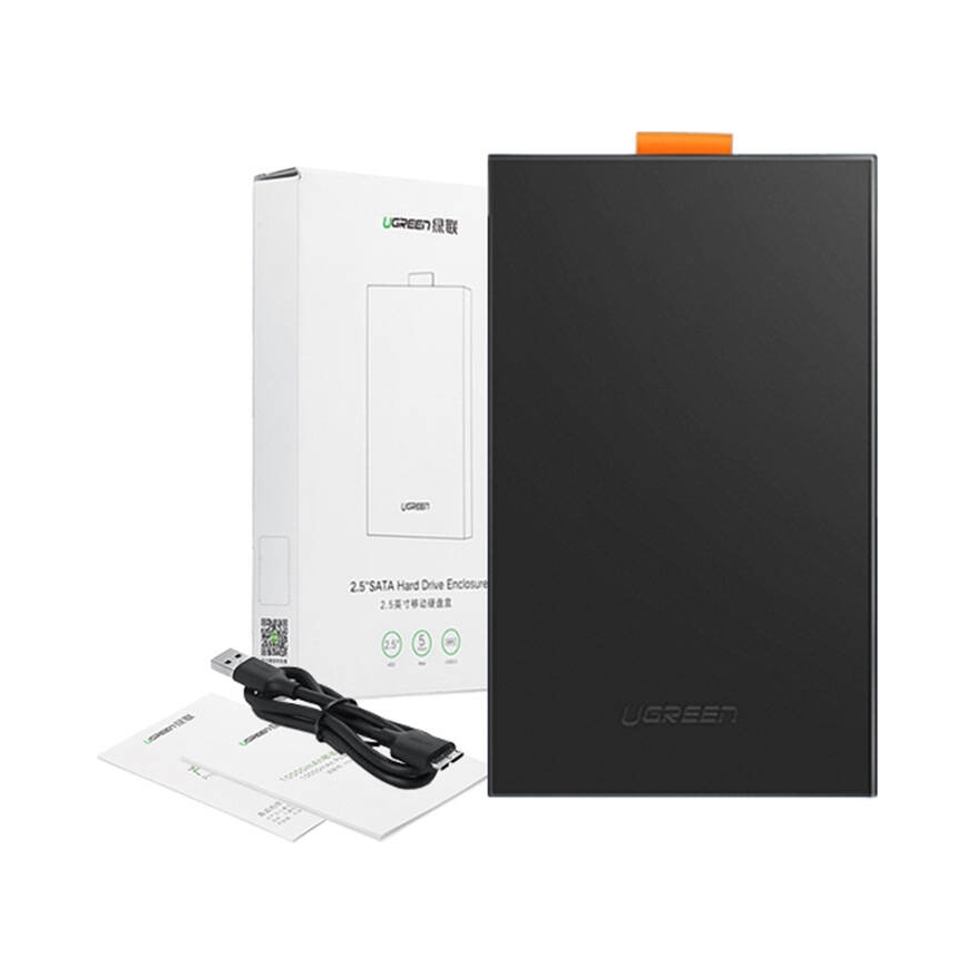 Obudowa dysku Ugreen CM237 2,5" Sata (czarna)