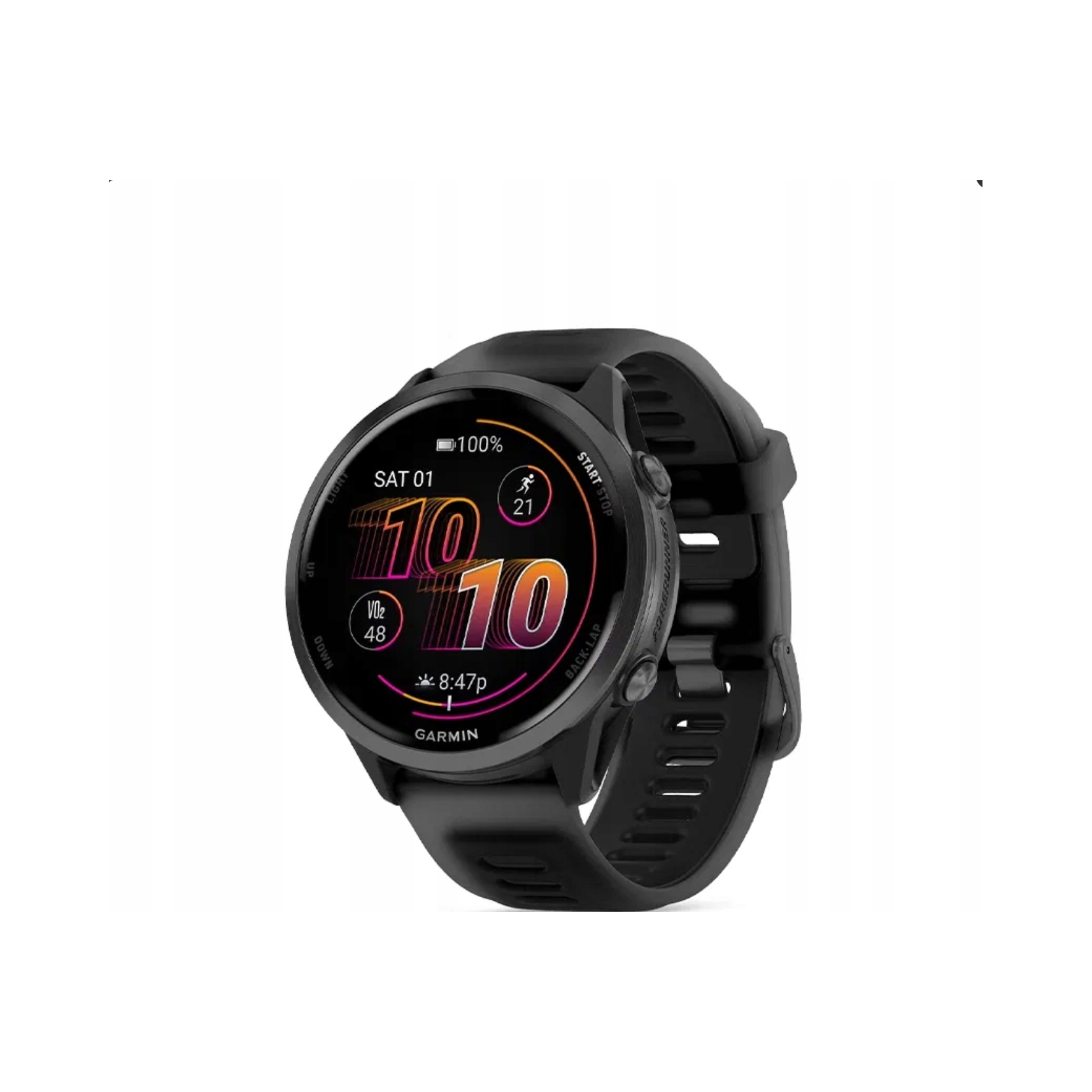 Smartwatch Garmin Forerunner 570 47mm Slate Grey pasek Black/Black