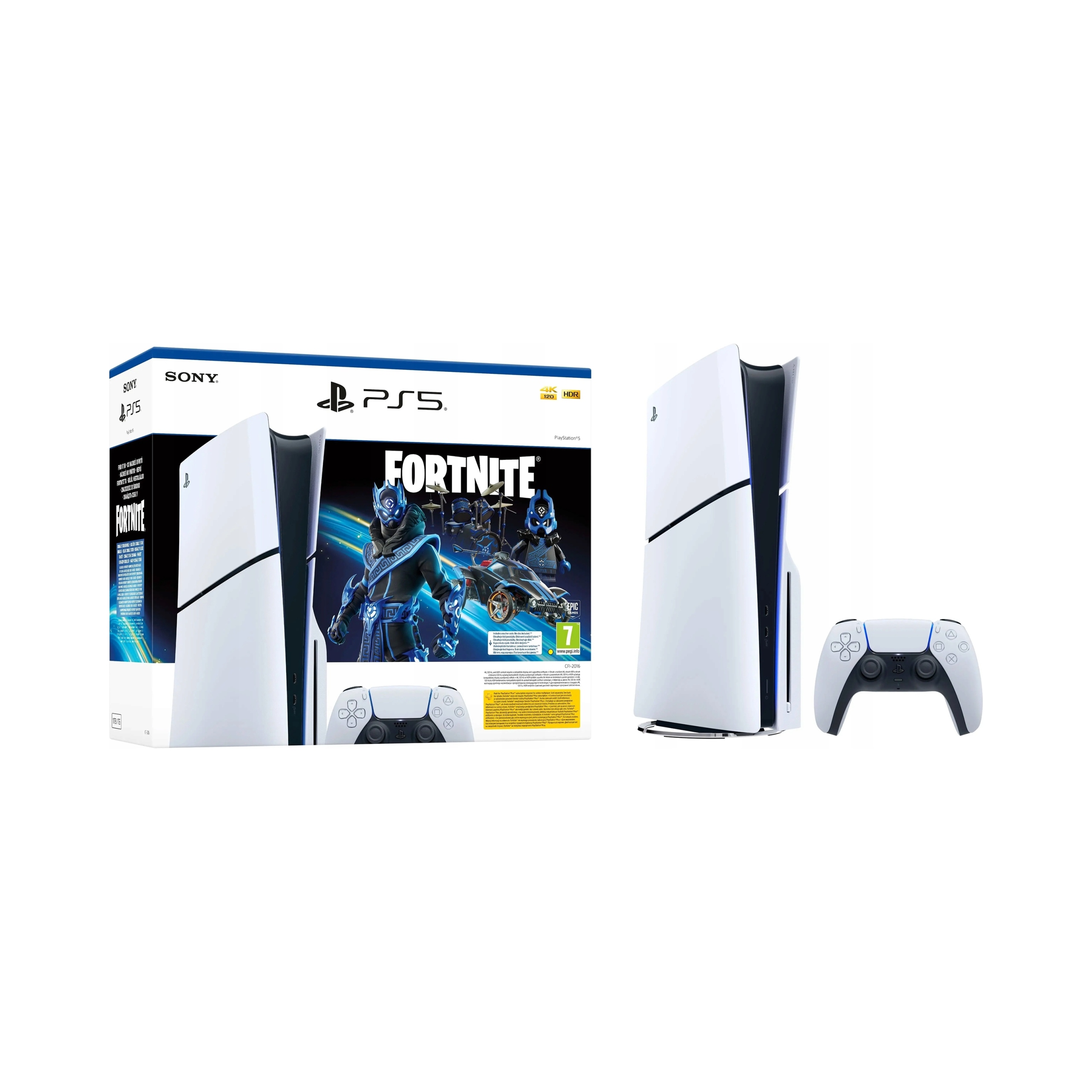 Konsola Sony PlayStation 5 Slim 1 TB (CFI-2016) – biało-czarna