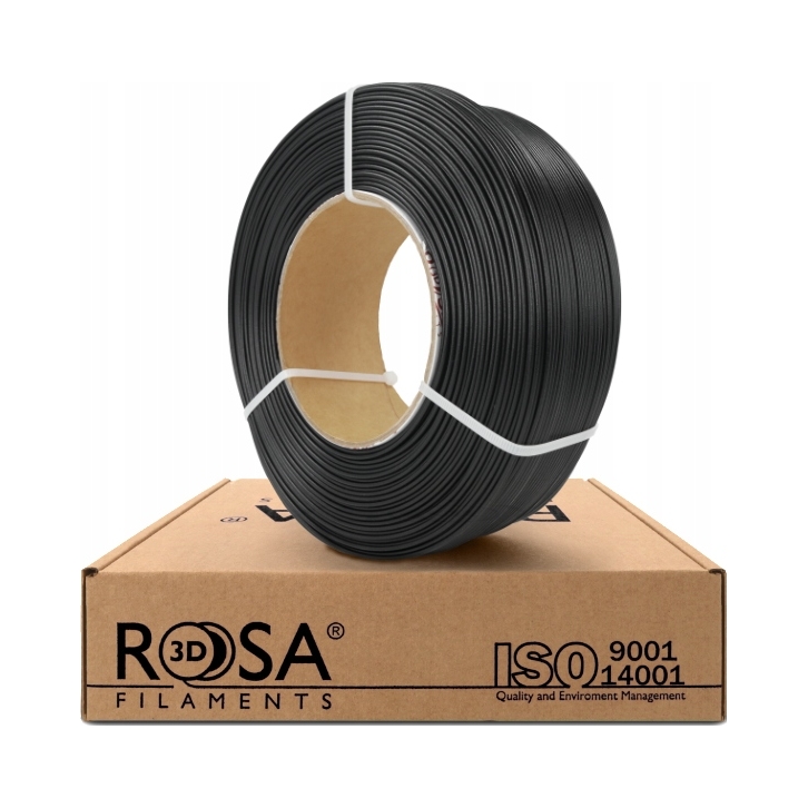 Rosa3D Petg CarbonLook Black 1.75mm 1kg Refill