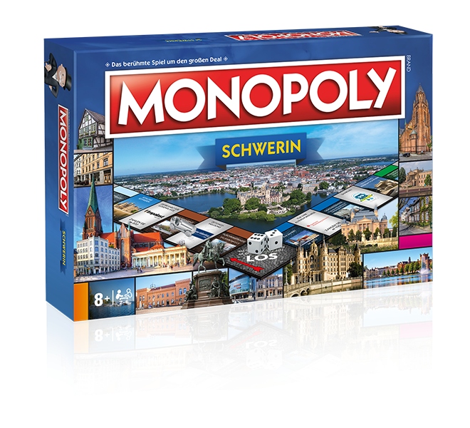 OUTLET Gra Hasbro Monopoly SCHWERIN niemiecka