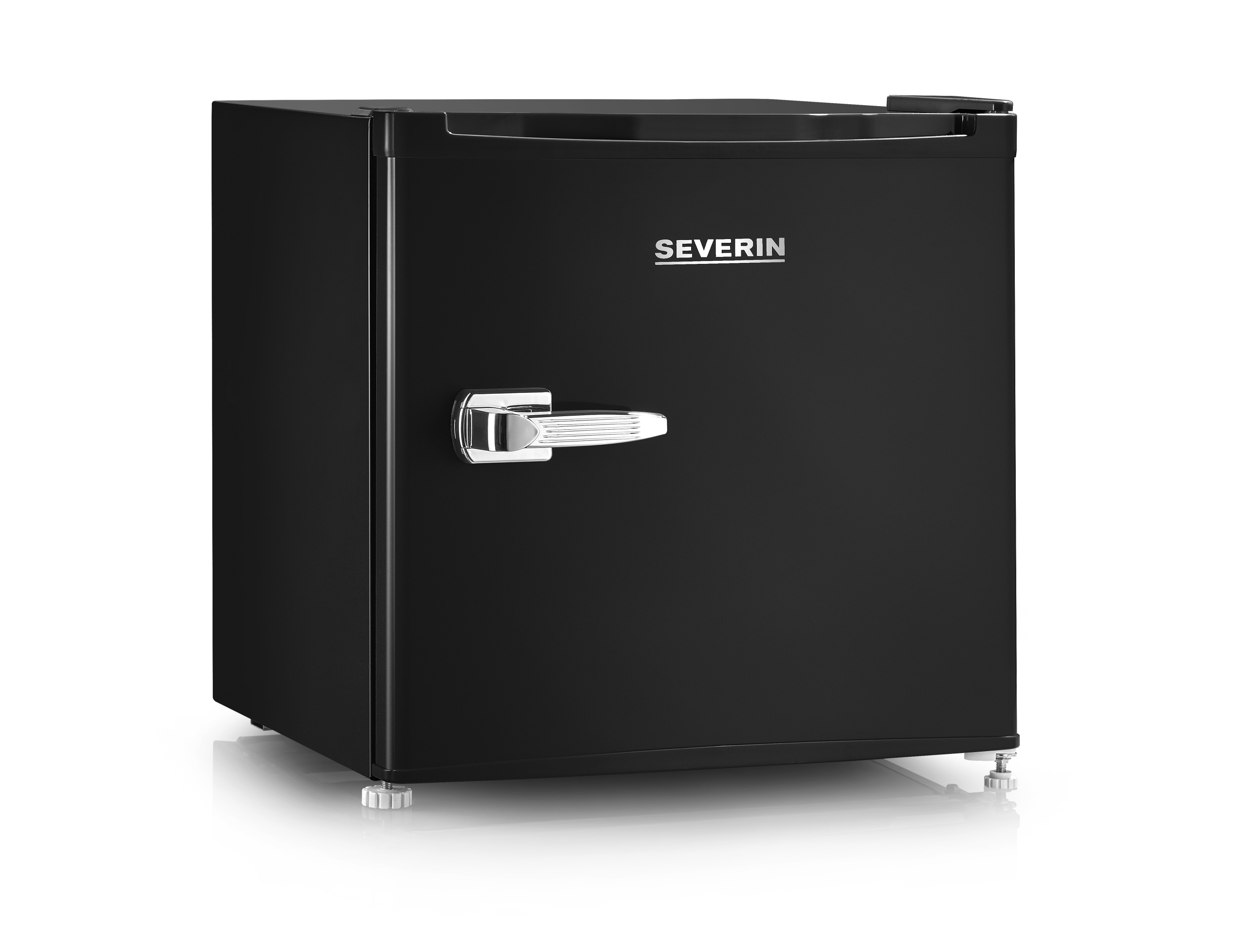 Severin Gb 8880 mini lodówka jednodrzwiowa czarna, retro